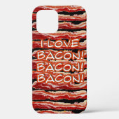 I Love Bacon Bacon Bacon iPhone Case (Achterkant)