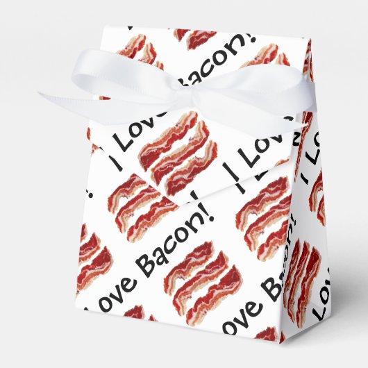 I Love Bacon Bedankdoosjes (Voorkant Zijde)