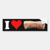 I Love Bacon Bumpersticker (Voorkant)