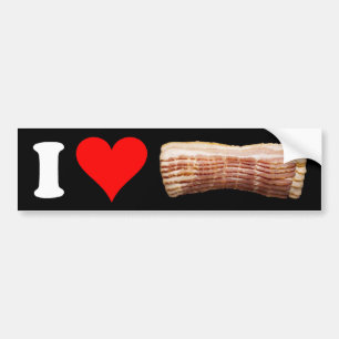 I Love Bacon Bumpersticker