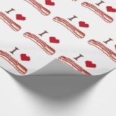 I Love Bacon Cadeaupapier (Hoek)