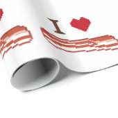 I Love Bacon Cadeaupapier (Rol Hoek)