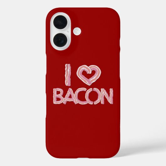 I Love Bacon Case-Mate iPhone Case (Achterkant)