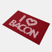 I Love Bacon Deurmat (Schuin)