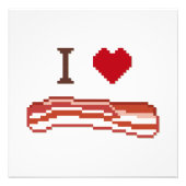 I Love Bacon Foto Afdruk (Voorkant)