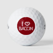 I Love Bacon Golfballen (Voorkant)