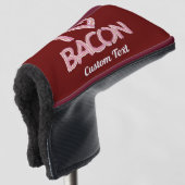 I Love Bacon Golfheadcover (3/4 voorkant)