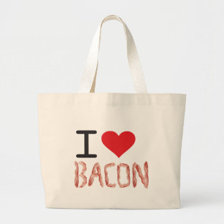 I Love Bacon Grote Tote Bag
