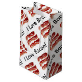 I Love Bacon Klein Cadeauzakje (Achterkant Gekanteld)