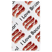 I Love Bacon Klein Cadeauzakje (Voorkant)