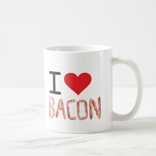 I Love Bacon Koffiemok (Rechts)