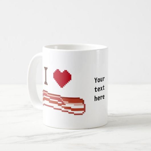 I Love Bacon Koffiemok (Voorkant links)