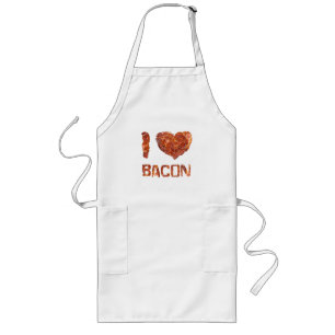 I Love Bacon Lang Schort