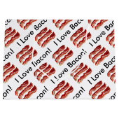 I Love Bacon Large Cadeautasje (Voorkant)
