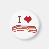 I Love Bacon Magneet (Voorkant)