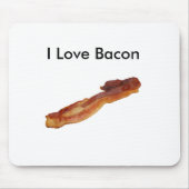 I Love Bacon Mousepad Muismat (Voorkant)