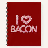 I Love Bacon Notitieboek (Voorkant)
