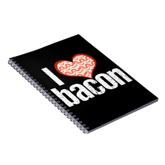 I Love Bacon Notitieboek (Rechterzijde)