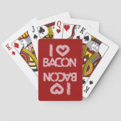 I Love Bacon Pokerkaarten (Achterkant)