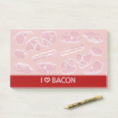 I Love Bacon Post-it® Notes (Op bureau)