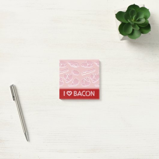 I Love Bacon Post-it® Notes (Kantoor)