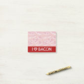 I Love Bacon Post-it® Notes (Op bureau)