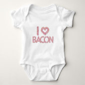 I Love Bacon Romper (Voorkant)
