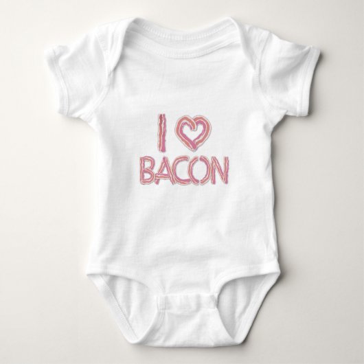 I Love Bacon Romper (Voorkant)