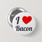 I Love Bacon Ronde Button 5,7 Cm (Voorkant /achterkant)