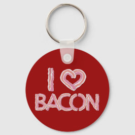 I Love Bacon Sleutelhanger
