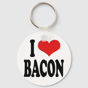 I Love Bacon Sleutelhanger
