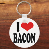 I Love Bacon Sleutelhanger (Voorkant)