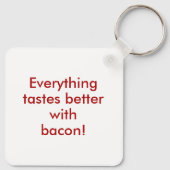 I Love Bacon Sleutelhanger (Achterkant)