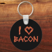 I Love Bacon Sleutelhanger (Voorkant)