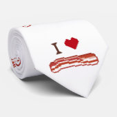 I Love Bacon Stropdas (Opgerold)