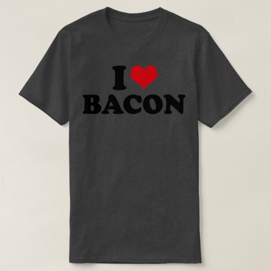 I Love Bacon T-shirt (Design voorkant)