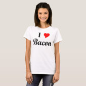 I Love Bacon T-shirt (Voorkant volledig)