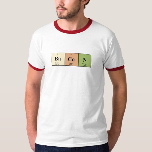 I Love Bacon T-shirt (Voorkant)