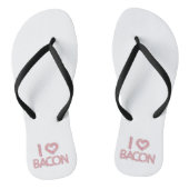 I Love Bacon Teenslippers (Voetbed)