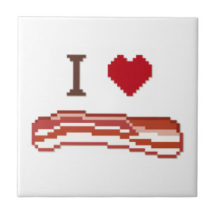 I Love Bacon Tegeltje