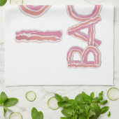I Love Bacon Theedoek (Gevouwen)