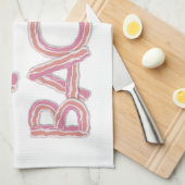 I Love Bacon Theedoek (Quarter Fold)