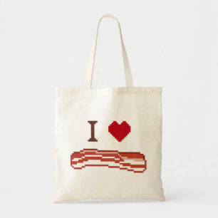I Love Bacon Tote Bag