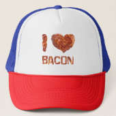 I Love Bacon Trucker Pet (Voorkant)