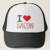 I Love Bacon Trucker Pet (Voorkant)