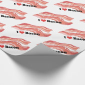 I Love Bacon Wrapping Paper Cadeaupapier (Hoek)