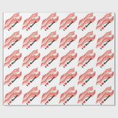 I Love Bacon Wrapping Paper Cadeaupapier (Vlak)