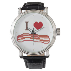 I Love Bacon Wrist Watch Horloge