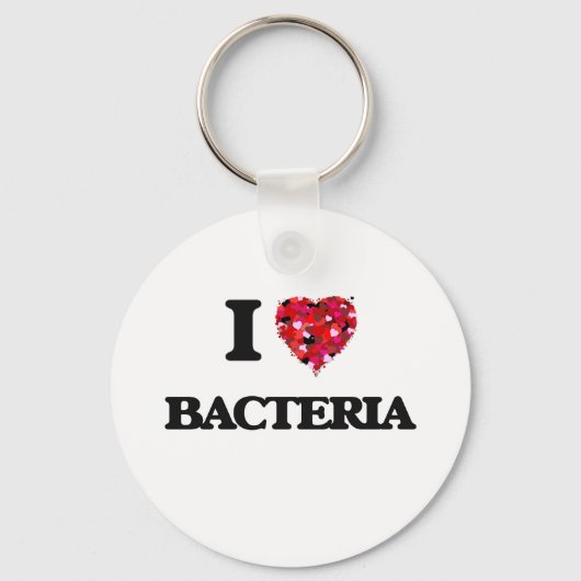 I Love Bacteria Sleutelhanger (Voorkant)