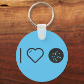 I Love bacteria Sleutelhanger (Voorkant)